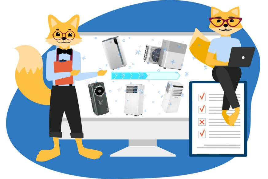 Die Smart-Home-Fox Experten werten den Fragebogen des mobile Klimaanlagen Berater Tools aus und stellen eine individuelle Auswahl an passenden Modellen anhand der beantworteten Fragen zusammen.